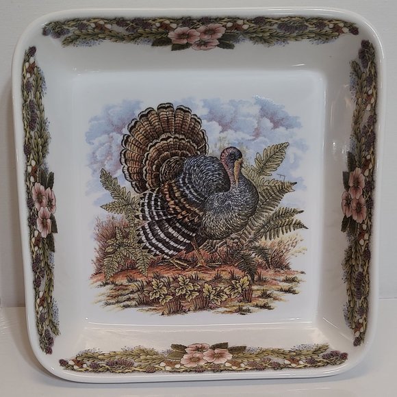 Queens Myott Thanksgiving Square Baking Dish - Picture 2 of 4